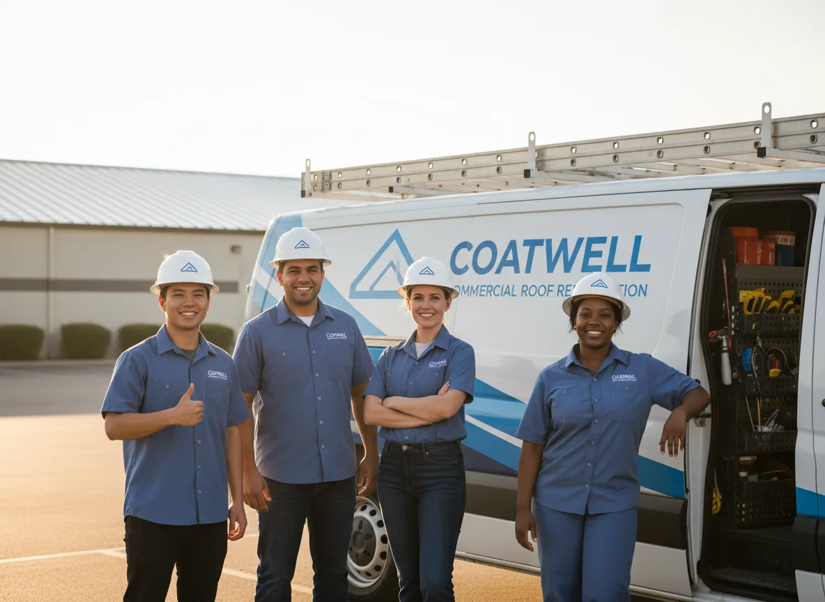 Commercial roof coating company in Honey Grove, TX